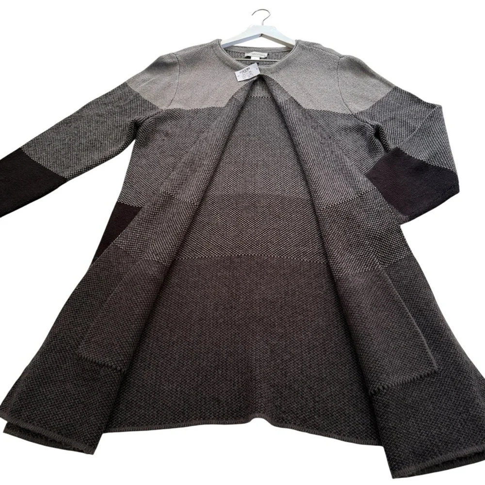 NWT Christopher & Banks Women’s Open Front Long Knit Cardigan Sweater Size XL